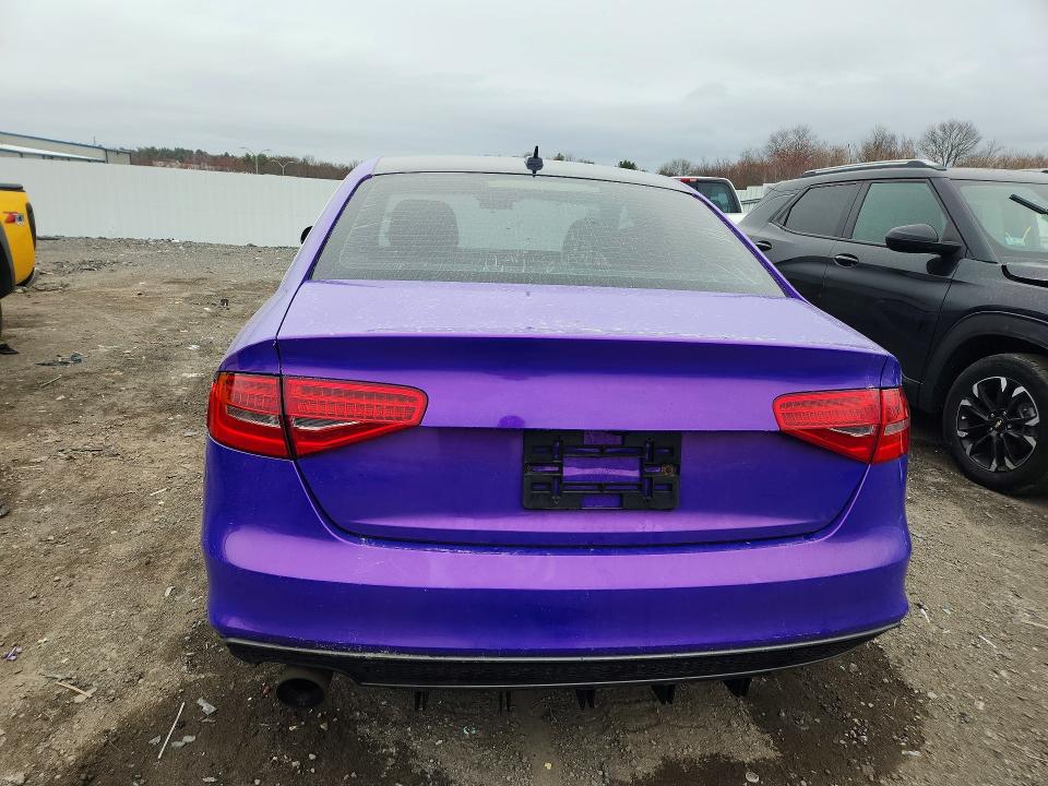 2014 Audi A4 VIN WAUFFAFL9EN009240 COPART salvage auction — FRONT END, Ma - Cert Of Title-Reconstrctd Coll, sold $625 on 2026-07-15 (photo 6)