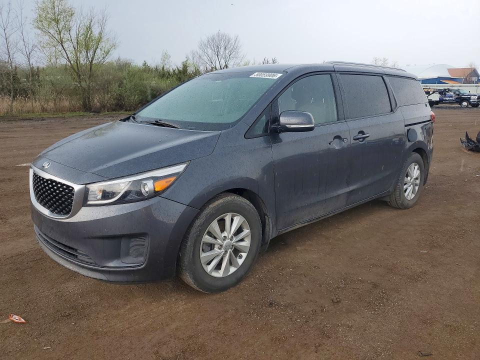 2016 Kia SEDONA VIN KNDMB5C12G6146470 COPART salvage auction — VANDALISM, Oh - Cert Of Title-Salvage, sold $1,300 on 2026-07-09 (photo 1)