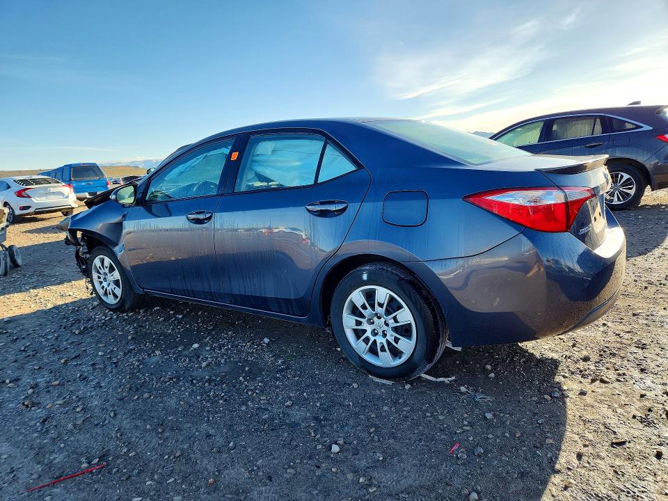 2014 Toyota Corolla VIN 5YFBURHE9EP145908 COPART salvage auction — FRONT END, Ut - Salvage Certificate, sold $975 on 2026-07-07 (photo 2)