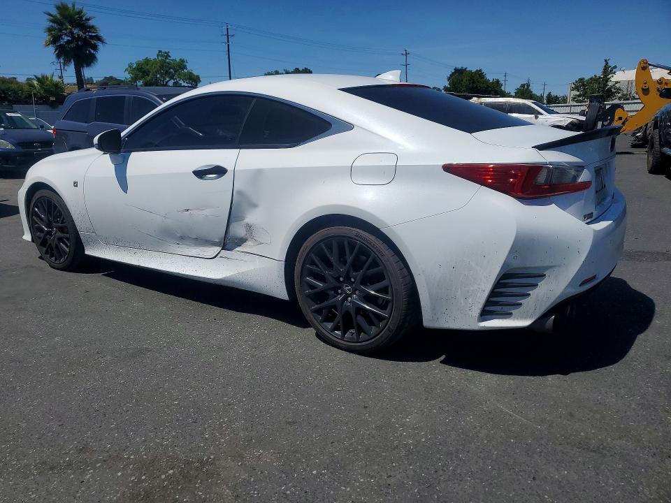 2015 Lexus Rc 350 VIN JTHHE5BC4F5009917 COPART salvage auction — VANDALISM, CA - SALVAGE CERTIFICATE, sold $11,300 on 2026-07-21 (photo 2)