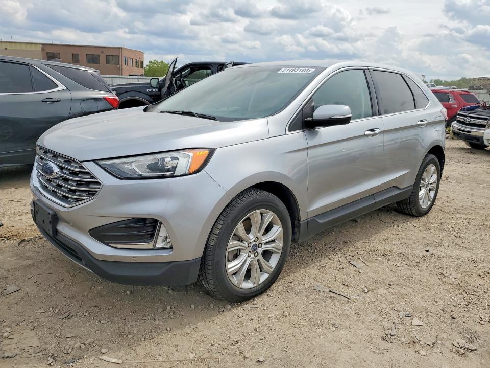 2022 Ford Edge VIN 2FMPK4K94NBA09636 COPART salvage auction — REAR END, Ks - Cert Of Title-Salvage, sold $5,000 on 2026-07-09 (photo 1)