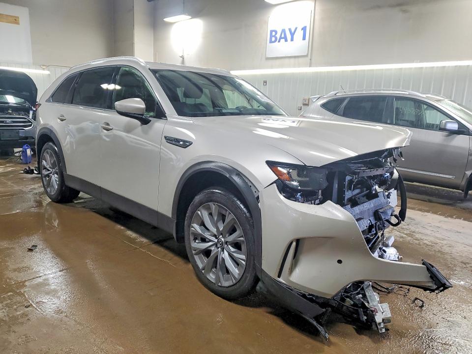 2026 Mazda Cx-90 VIN JM3KKBHD1T1378405 COPART salvage auction — FRONT END, Il - Salvage Certificate, sold $9,800 on 2026-07-21 (photo 4)
