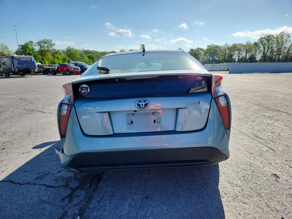 2017 Toyota Prius VIN JTDKBRFU2H3033285 COPART salvage auction — WATER/FLOOD, Ks - Cert Of Title-Salvage, sold $2,700 on 2026-07-14 (photo 6)