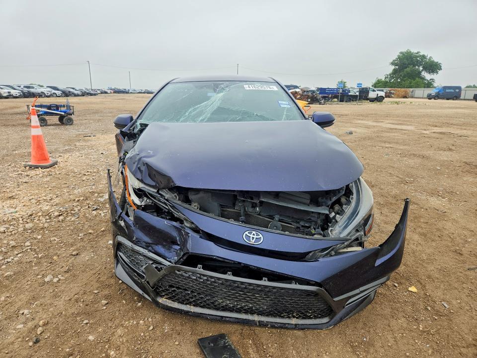 2020 Toyota Corolla VIN JTDS4RCE0LJ009742 COPART salvage auction — FRONT END, Tx - Salvage Vehicle Title, sold $2,800 on 2026-07-08 (photo 5)