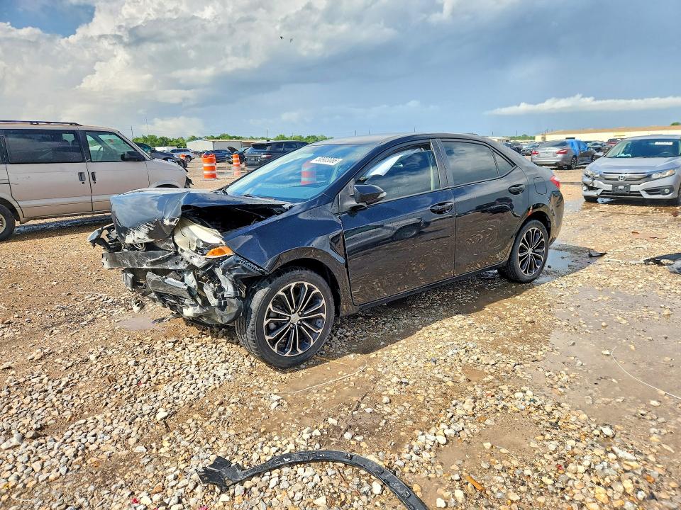 2014 Toyota Corolla VIN 5YFBURHE7EP034998 COPART salvage auction — FRONT END, Tx - Salvage Vehicle Title, sold $1,250 on 2026-07-09 (photo 1)