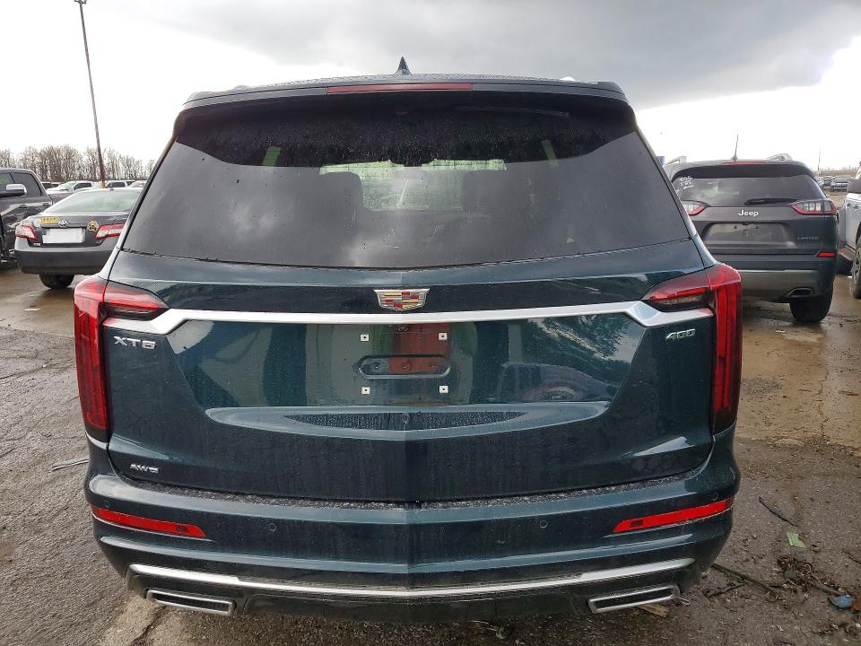 2025 Cadillac Xt6 VIN 1GYKPDRSXSZ148357 COPART salvage auction — FRONT END, Mi - Certificate Of Title, sold $13,700 on 2026-07-24 (photo 6)