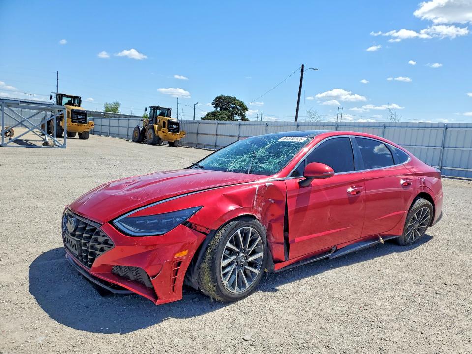 2020 Hyundai Sonata VIN 5NPEH4J28LH009736 COPART salvage auction — ROOF, Id - Salvage Certificate Of Title, sold $1,350 on 2026-07-08 (photo 1)