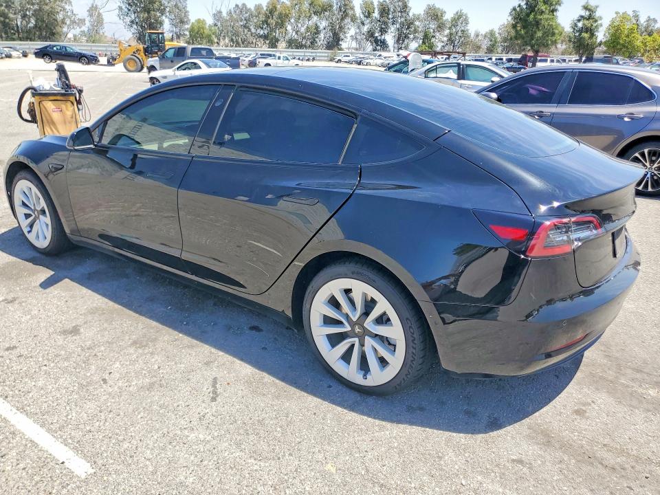 2021 Tesla Model 3 VIN 5YJ3E1EB2MF082142 COPART salvage auction — REAR END, Ca - Salvage Certificate, sold $5,100 on 2026-07-02 (photo 2)