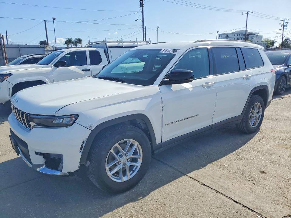2023 Jeep Grand cherokee l VIN 1C4RJKAGXP8865842 COPART salvage auction — FRONT END, Hi - Dis/Dlr/Exp Only Salvage Title, sold $13,500 on 2026-07-07 (photo 1)