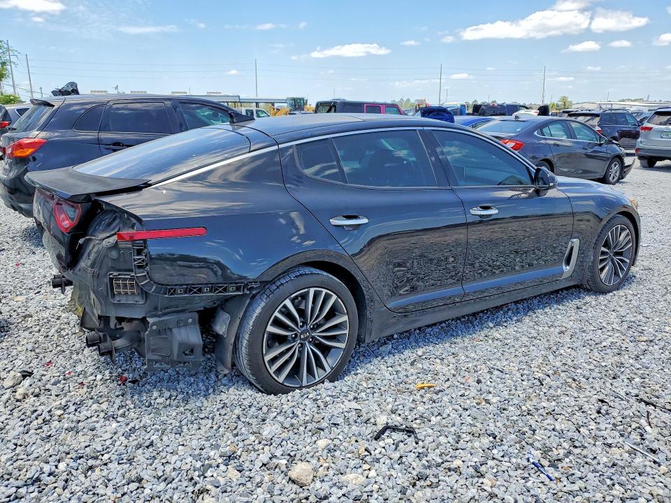 2018 Kia Stinger VIN KNAE25LA5J6017504 COPART salvage auction — REAR END, Fl - Cert Of Title Slvg Rebuildable, sold $2,250 on 2026-07-10 (photo 3)