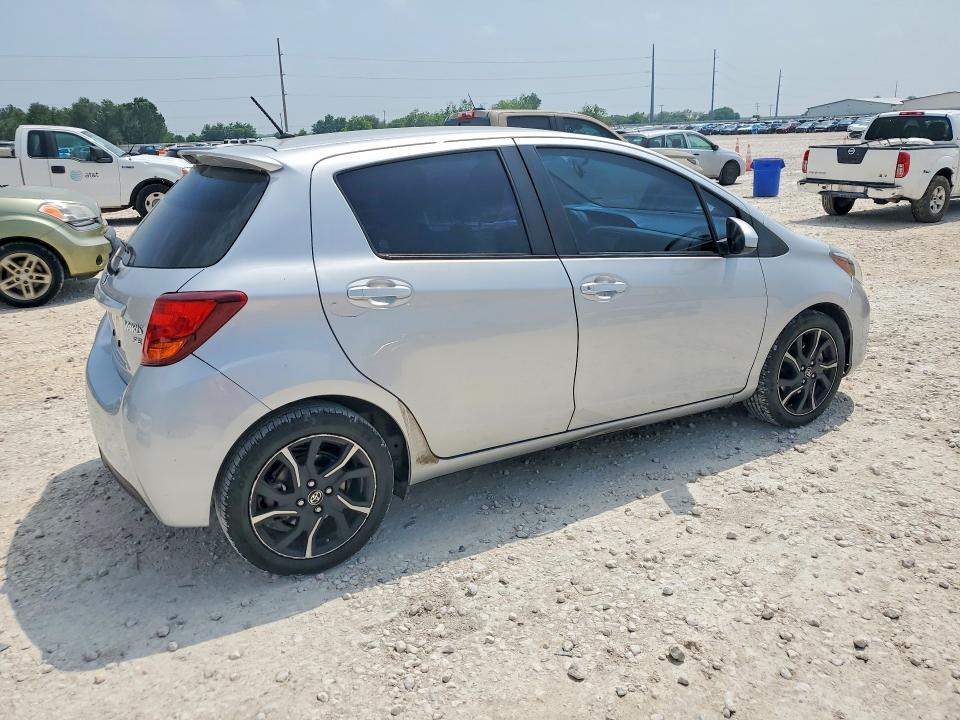 2016 Toyota Yaris VIN VNKKTUD31GA066726 COPART salvage auction — SIDE, Tx - Salvage Vehicle Title, sold $925 on 2026-07-09 (photo 3)