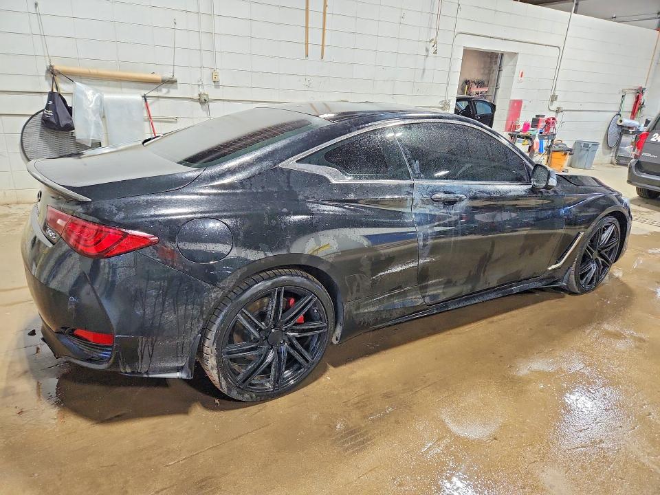 2018 Infiniti Q60 VIN JN1FV7EL0JM630797 COPART salvage auction — VANDALISM, Mn - Cert Of Title-Prior Salvage, sold $1,650 on 2026-07-30 (photo 3)