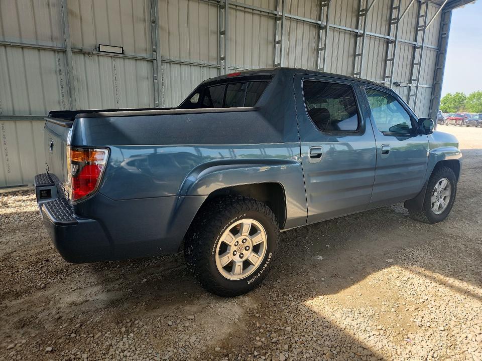 2008 Honda Ridgeline VIN 2HJYK16528H538062 COPART salvage auction — HAIL, Mo - Certificate Of Title, sold $1,550 on 2026-07-27 (photo 3)