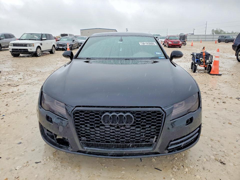 2013 Audi A7 VIN WAUYGAFC4DN052825 COPART salvage auction — REAR END, Tx - Salvage Vehicle Title, sold $600 on 2026-07-09 (photo 5)