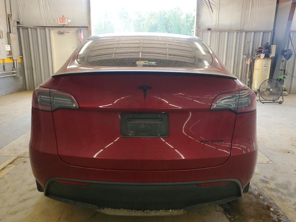 2025 Tesla Model y VIN 7SAYGDEF8SA362696 COPART salvage auction — FRONT END, Nc - Salvage Certificate Of Title, sold $5,500 on 2026-07-29 (photo 6)