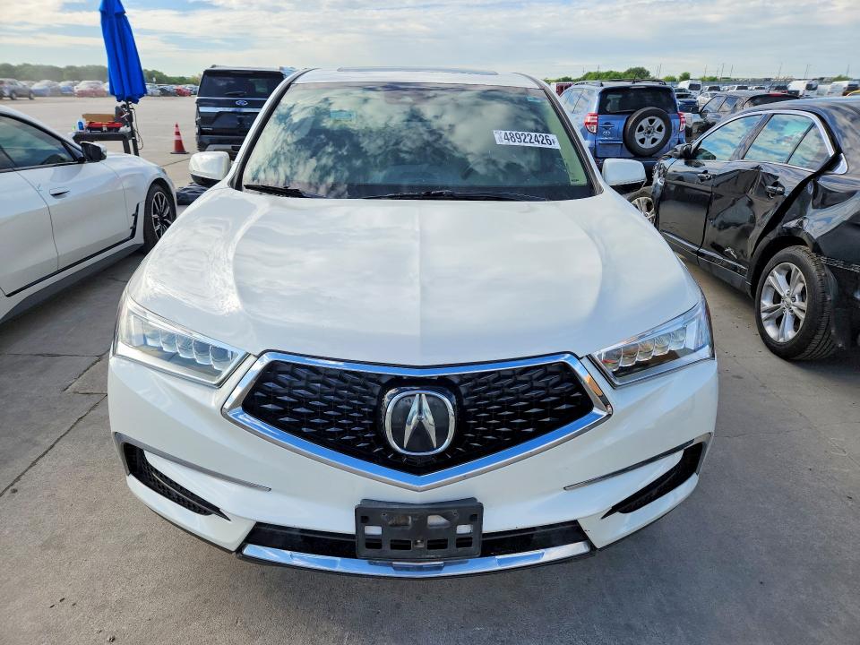 2017 Acura Mdx VIN 5FRYD4H30HB019575 COPART salvage auction — SIDE, TX - SALVAGE VEHICLE TITLE, sold $8,000 on 2026-07-30 (photo 5)