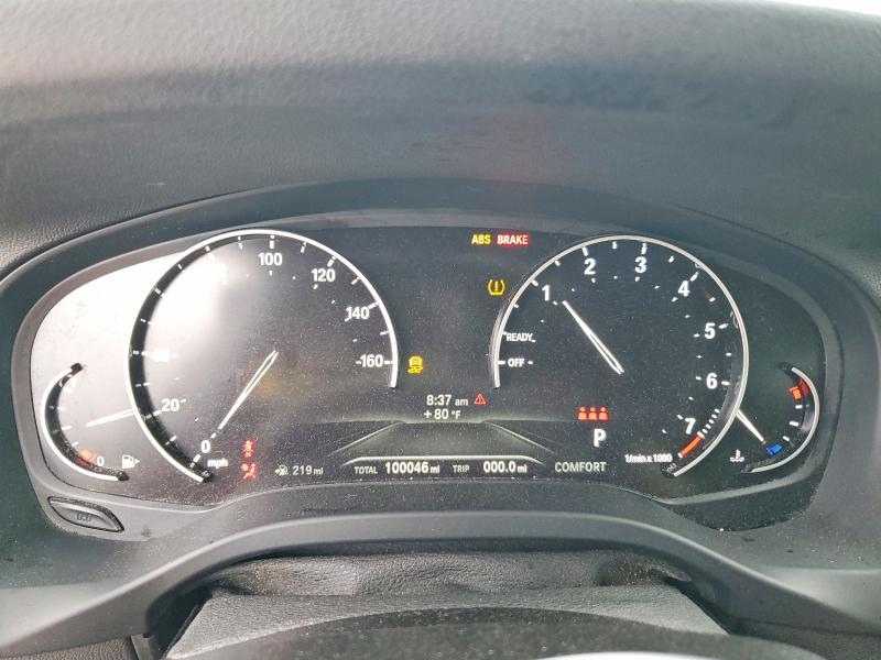 2019 BMW X3 VIN 5UXTR7C58KLF29797 COPART salvage auction — FRONT END, Tx - Certificate Of Title, sold $6,400 on 2026-07-02 (photo 9)