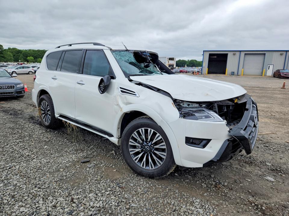 2024 Nissan Armada VIN JN8AY2BB4R9852534 COPART salvage auction — FRONT END, Ar - Cert Of Title-Salvage, sold $10,200 on 2026-07-06 (photo 4)