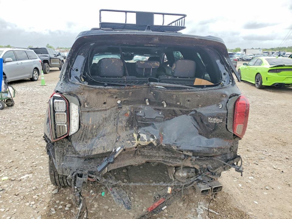 2024 Hyundai Palisade VIN KM8R7DGEXRU682057 COPART salvage auction — FRONT END, Tx - Salvage Vehicle Title, sold $7,000 on 2026-07-30 (photo 6)