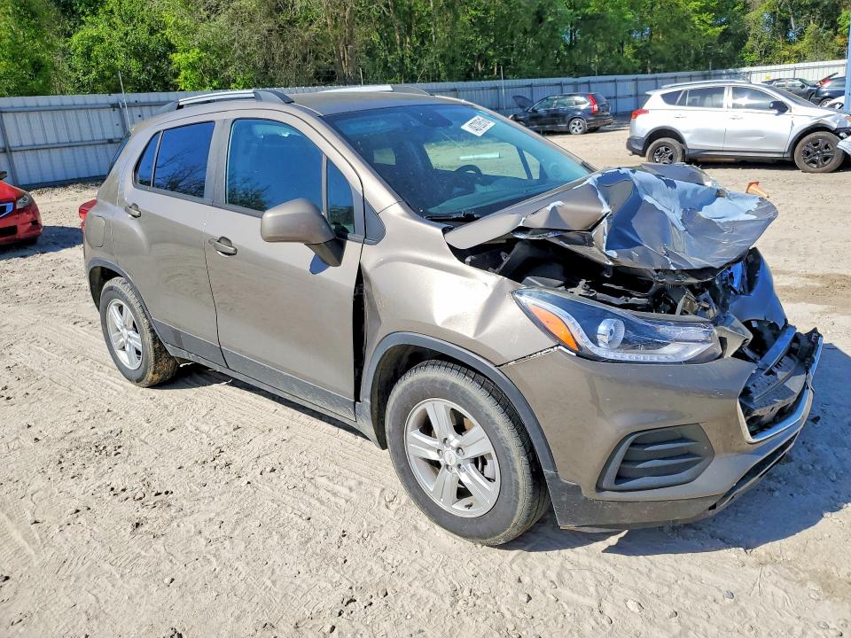 2021 Chevrolet VIN KL7CJLSM0MB361960 COPART salvage auction — FRONT END, Salvage Title, sold $100 on 2026-07-24 (photo 4)