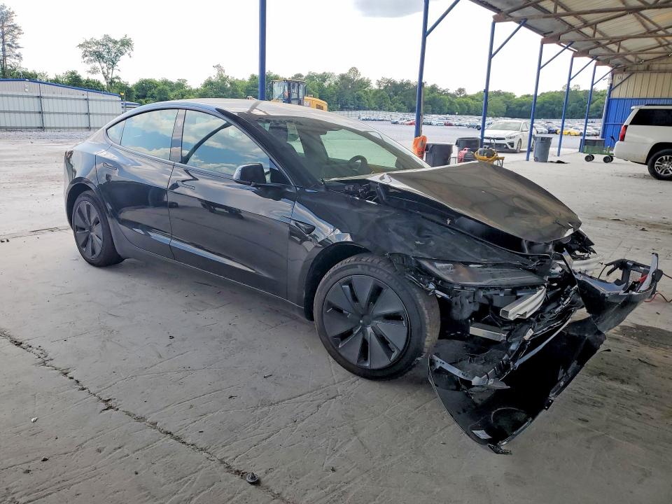 2026 Tesla Model 3 VIN 5YJ3E1EA4TF131735 COPART salvage auction — FRONT END, Pa - Certificate Of Salvage, sold $10,700 on 2026-07-09 (photo 4)