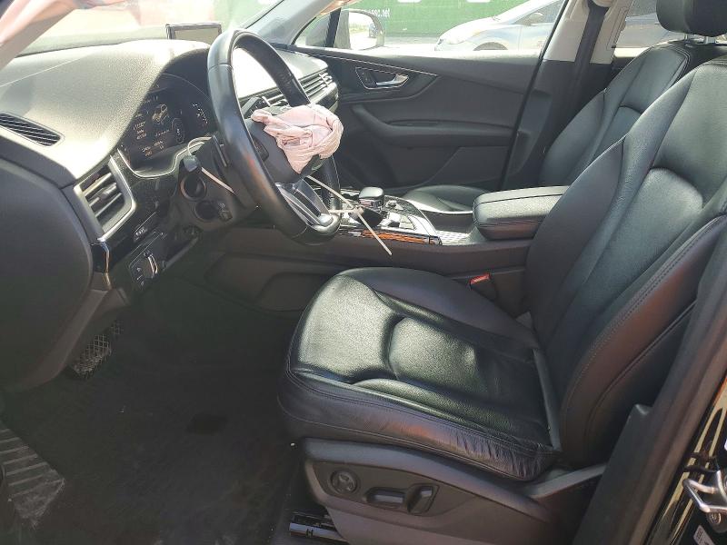 2017 Audi Q7 VIN WA1LHAF74HD039060 COPART salvage auction — FRONT END, In - Cert Of Title-Salvage Title, sold $150 on 2026-07-28 (photo 7)