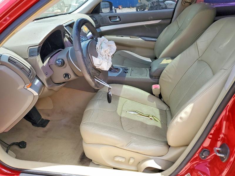 2009 Infiniti G37 VIN JNKCV61E89M311403 COPART salvage auction — FRONT END, FL - CERT OF TTL-REBUILT&SLVG RBLD, sold $375 on 2026-07-10 (photo 7)