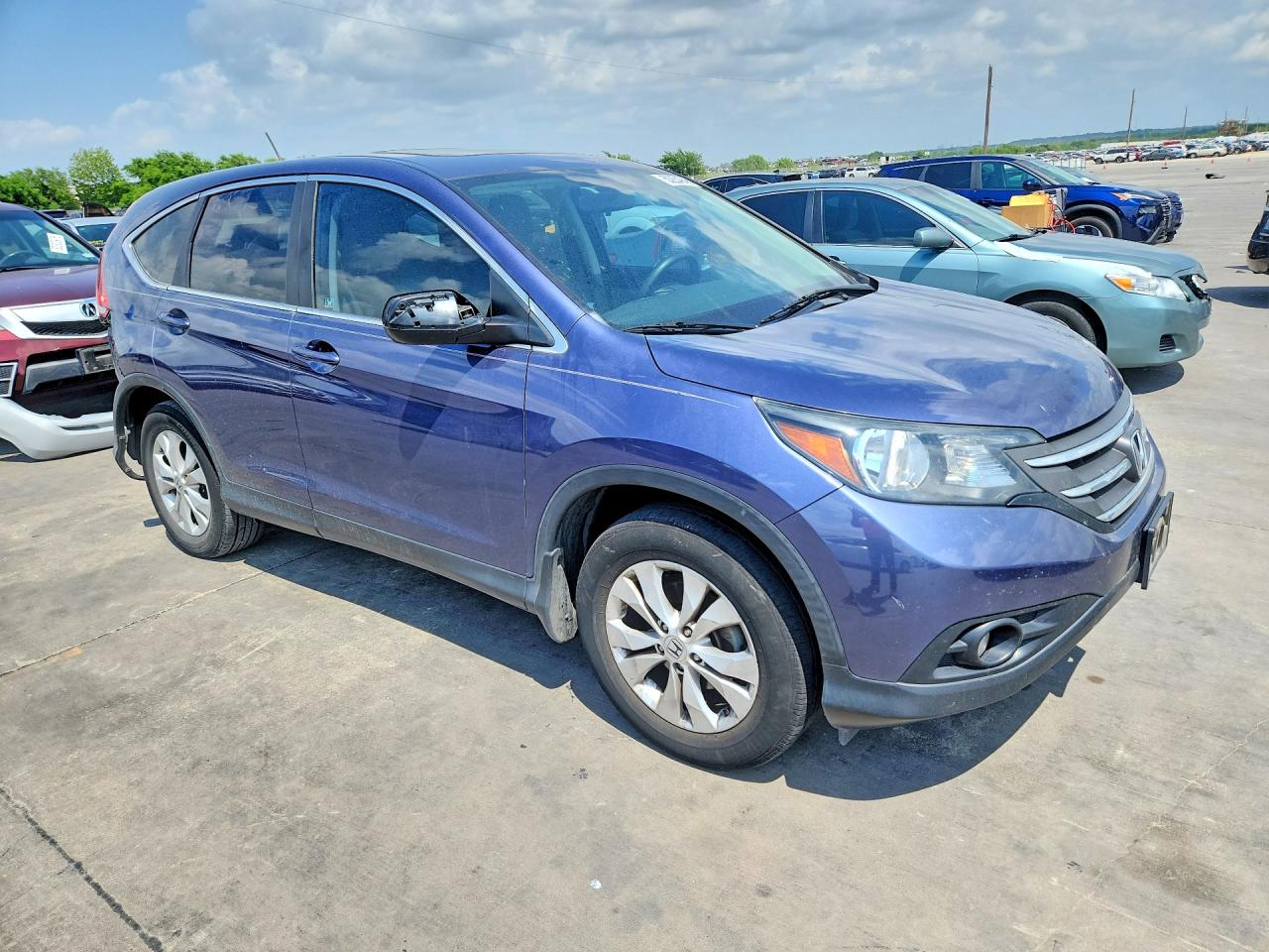 2012 Honda CR-V VIN 3CZRM3H54CG704788 COPART salvage auction — Rear End, TX - SALVAGE VEHICLE TITLE, sold $3,750 on 2026-06-25 (photo 4)