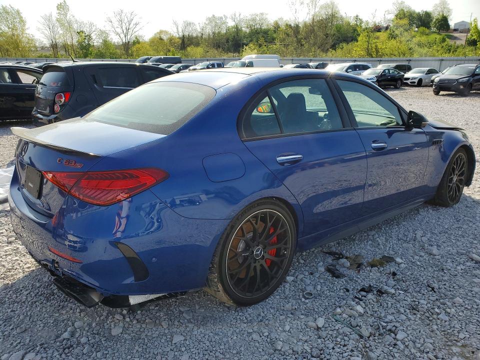 2024 Mercedes-benz C-klasse VIN W1KAF8AB6RR237074 COPART salvage auction — FRONT END, Ky - Cert Of Title-Salvage, sold $13,700 on 2026-07-31 (photo 3)