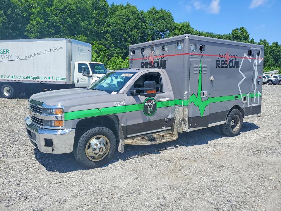 2015 Chevrolet Silverado VIN 1GB3KZC87FF566230 — COPART salvage auction photo