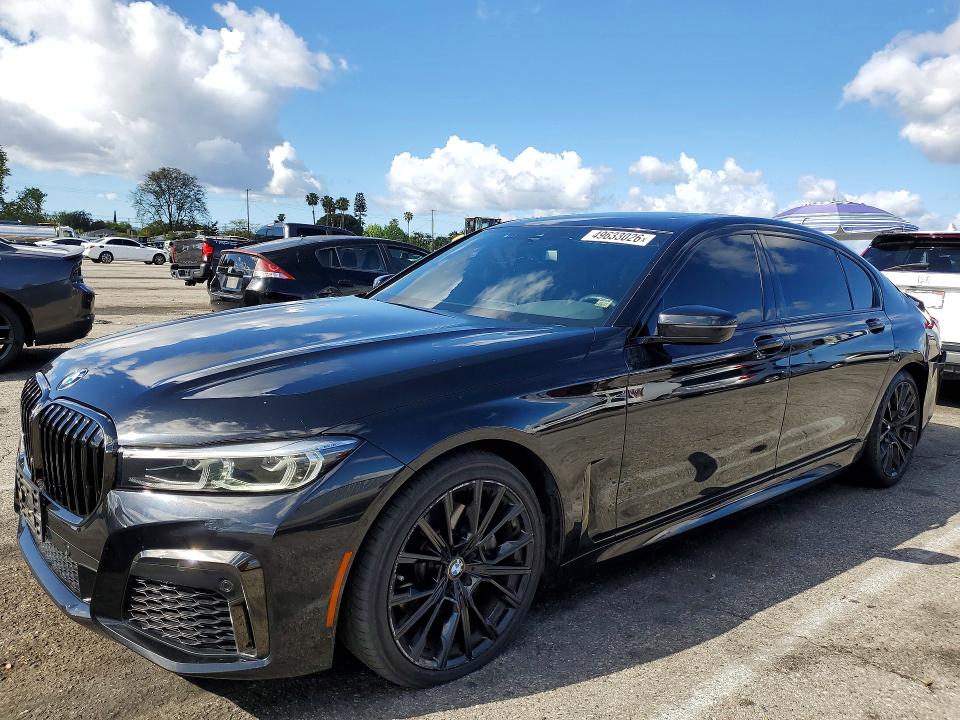 2021 BMW 7 series VIN WBA7T2C0XMCF16447 — COPART salvage auction photo