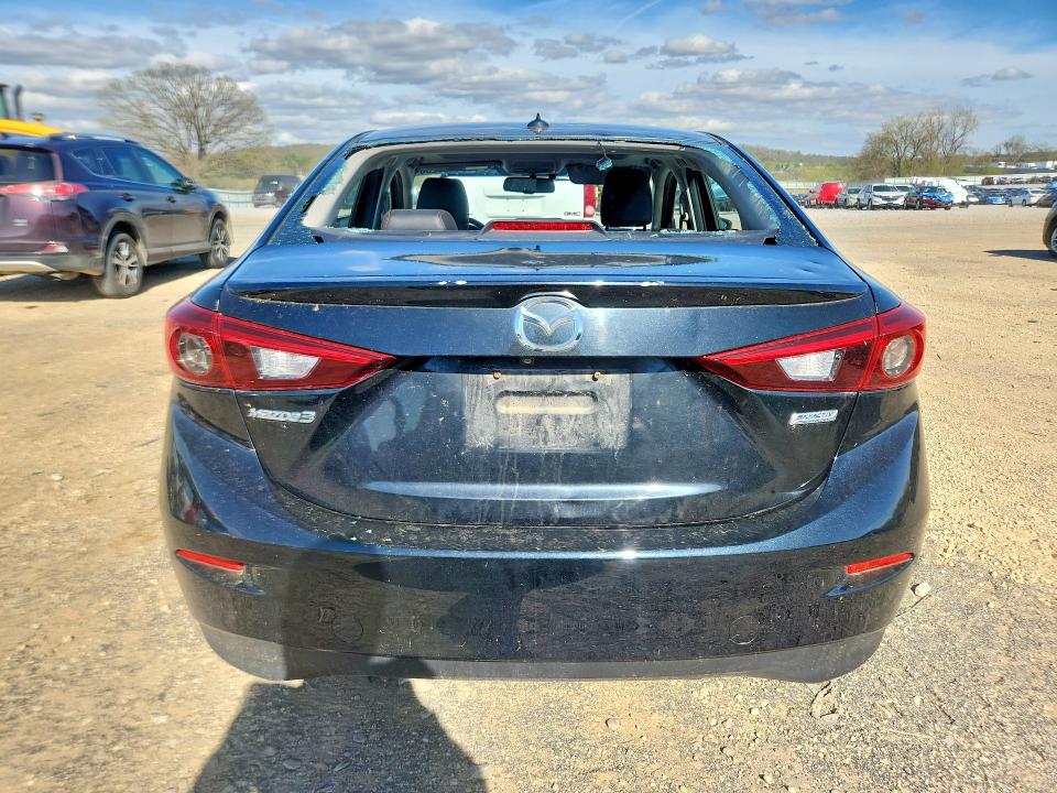 2014 Mazda 3 VIN JM1BM1W36E1130998 COPART salvage auction — HAIL, Id - Salvage Certificate Of Title, sold $200 on 2026-07-21 (photo 6)