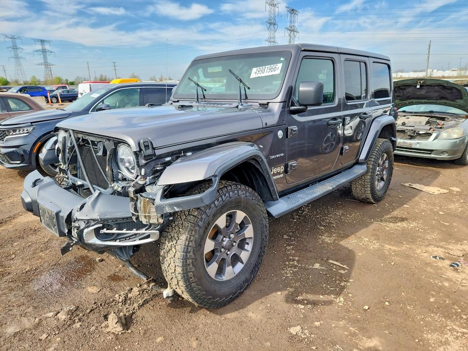 2018 Jeep Wrangler / VIN 1C4HJXEG5JW268507 COPART salvage auction — FRONT END, IL - SALVAGE CERTIFICATE, sold $11,600 on 2026-07-09 (photo 1)