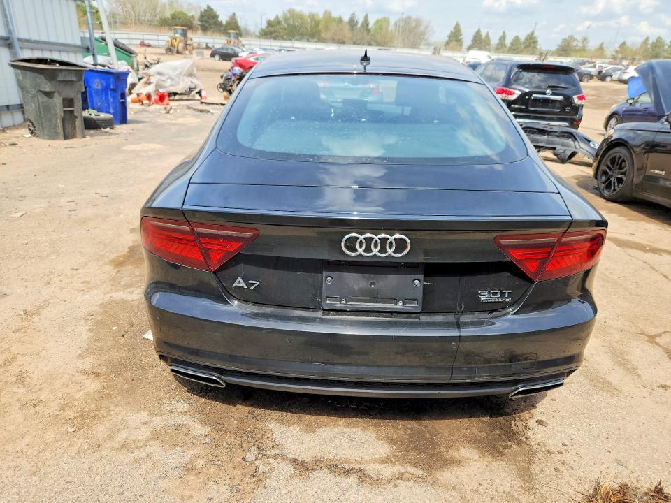 2018 Audi A7 VIN WAU23AFC3JN004262 COPART salvage auction — REAR END, Il - Salvage Certificate, sold $12,100 on 2026-07-30 (photo 6)