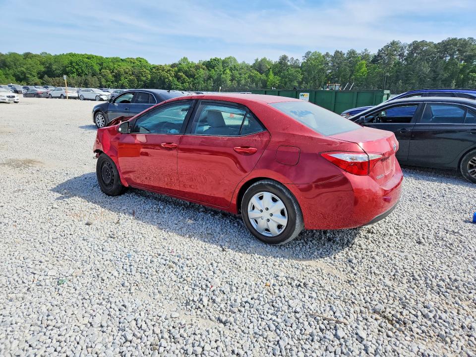 2014 Toyota Corolla VIN 5YFBURHEXEP092068 COPART salvage auction — FRONT END, Ga - Cert Of Title-Salvage, sold $775 on 2026-07-28 (photo 2)
