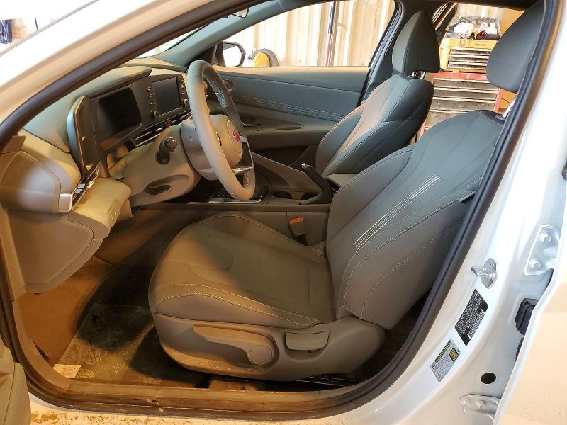 2026 Hyundai Elantra VIN KMHLM4DG0TU100012 COPART salvage auction — WATER/FLOOD, Salvage Title, sold $8,000 on 2026-07-17 (photo 7)