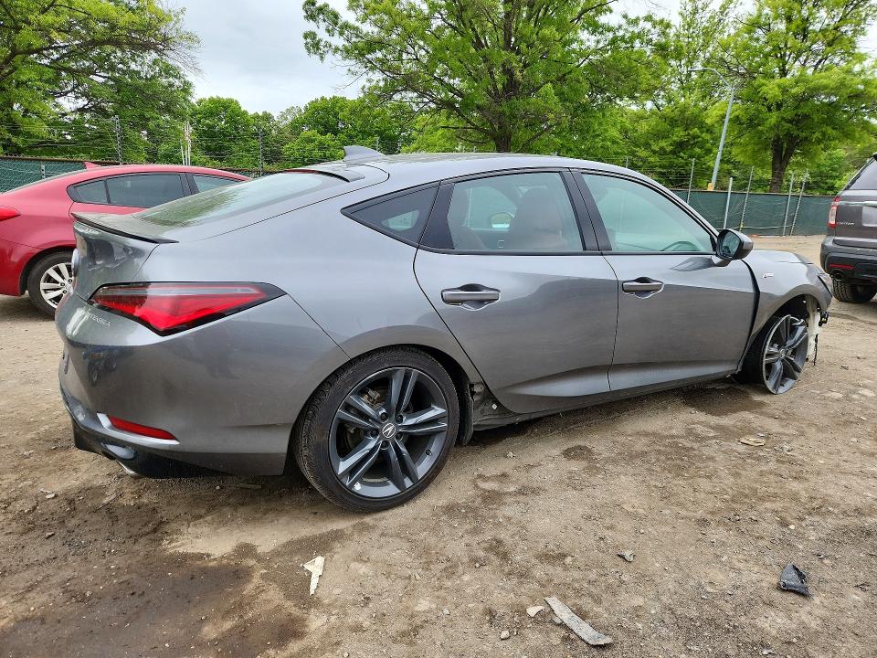 2024 Acura Integra VIN 19UDE4H33RA019675 COPART salvage auction — FRONT END, Md - Cert Of Salvage > 75% Damage, sold $11,000 on 2026-07-23 (photo 3)