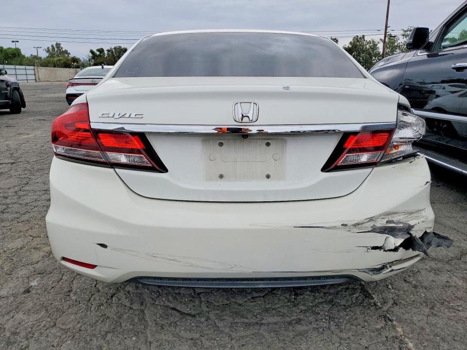 2014 Honda Civic VIN 19XFB2F84EE247517 COPART salvage auction — SIDE, Ca - Salvage Certificate, sold $2,300 on 2026-07-02 (photo 6)
