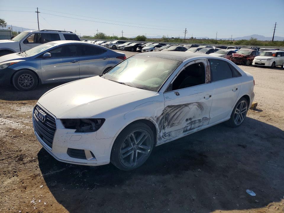 2018 Audi A3 VIN WAUB8GFF5J1064243 COPART salvage auction — SIDE, Az - Cert Of Title - Salvage, sold $2,050 on 2026-07-06 (photo 1)
