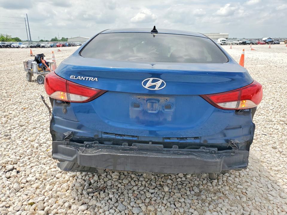 2016 Hyundai Elantra VIN KMHDH4AE0GU644916 COPART salvage auction — SIDE, Salvage Title, sold $600 on 2026-07-09 (photo 6)