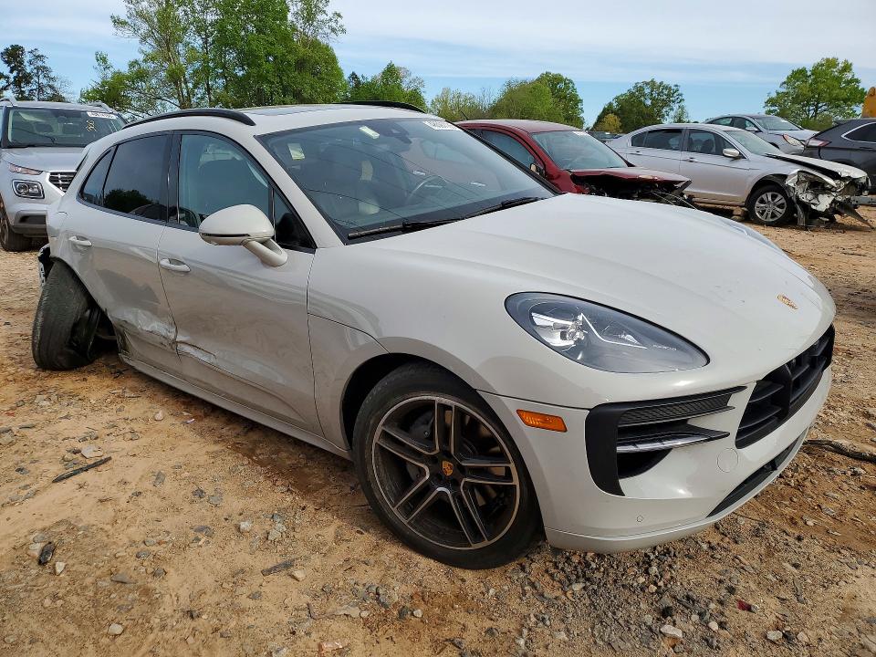 2021 Porsche Macan VIN WP1AB2A53MLB33214 COPART salvage auction — ALL OVER, Nc - Salvage Certificate Of Title, sold $8,400 on 2026-07-06 (photo 4)