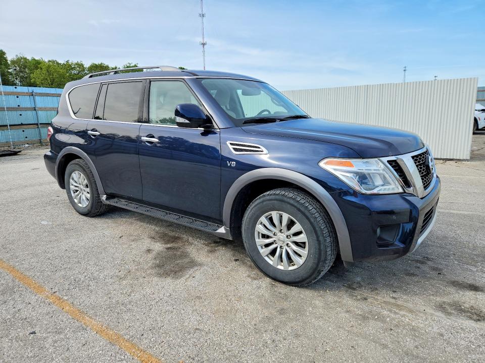 2018 Nissan Armada VIN JN8AY2ND8J9053728 COPART salvage auction — REAR END, AR - CERT OF TITLE-SALVAGE, sold $70 on 2026-07-21 (photo 4)