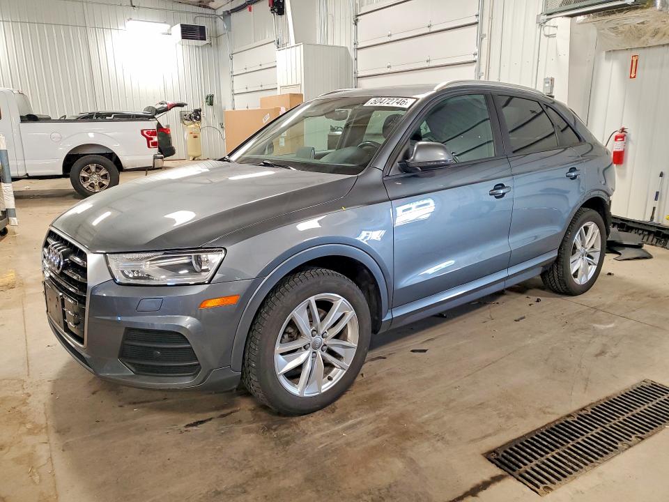 2017 Audi Q3 VIN WA1ECCFS2HR010473 COPART salvage auction — REAR END, Mn - Cert Of Title-Salvage, sold $6,200 on 2026-07-07 (photo 1)