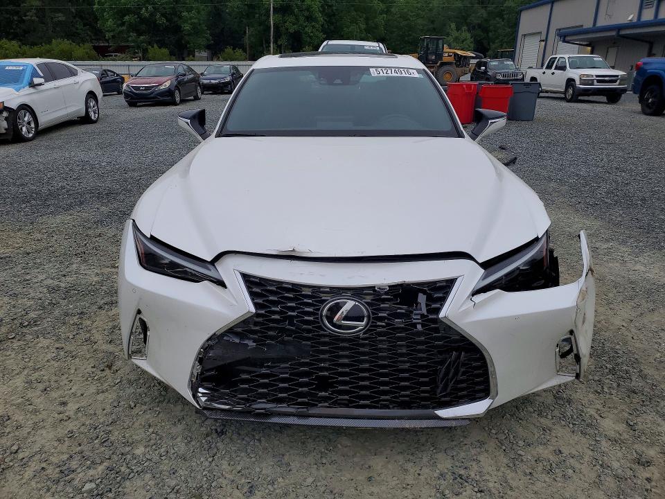 2024 Lexus Is VIN JTHCA1D2XR5132340 COPART salvage auction — FRONT END, Nc - Salvage Certificate Of Title, sold $18,100 on 2026-07-09 (photo 5)