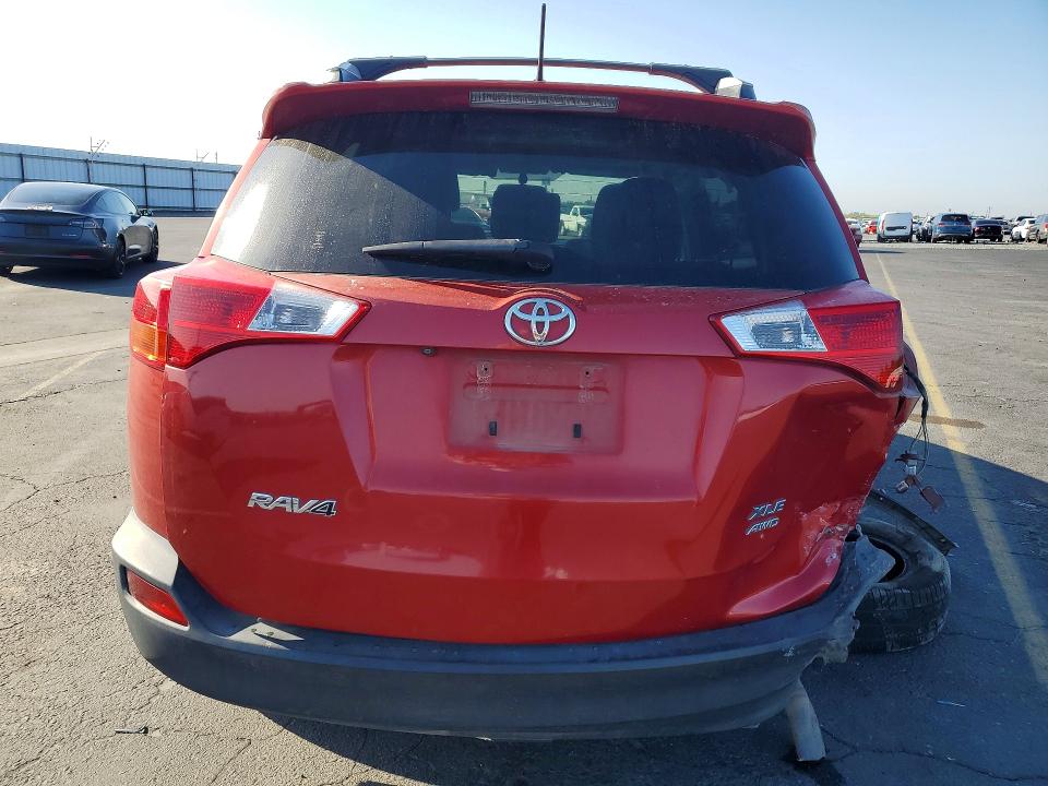 2013 Toyota Rav 4 VIN JTMRFREV3D5011131 COPART salvage auction — REAR END, Salvage Title, sold $2,600 on 2026-07-13 (photo 6)
