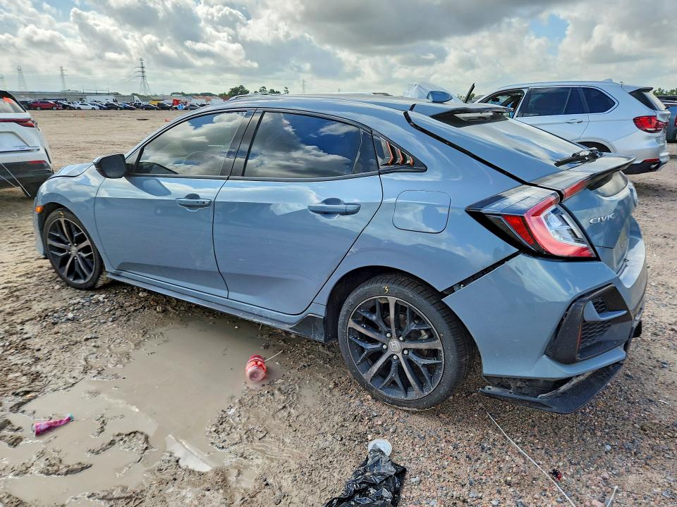 2021 Honda Civic VIN SHHFK7H40MU229451 COPART salvage auction — SIDE, Tx - Salvage Vehicle Title, sold $3,000 on 2026-07-17 (photo 2)