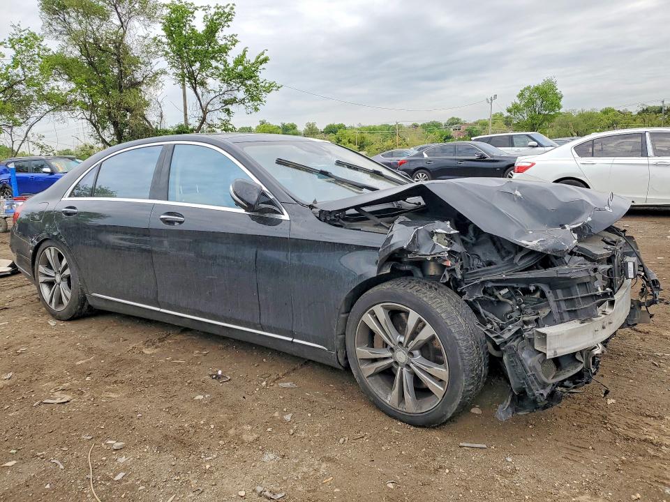 2016 Mercedes-benz S-klasse VIN WDDUG8FB5GA226016 COPART salvage auction — FRONT END, Md - Cert Of Salvage > 75% Damage, sold $3,050 on 2026-07-14 (photo 4)
