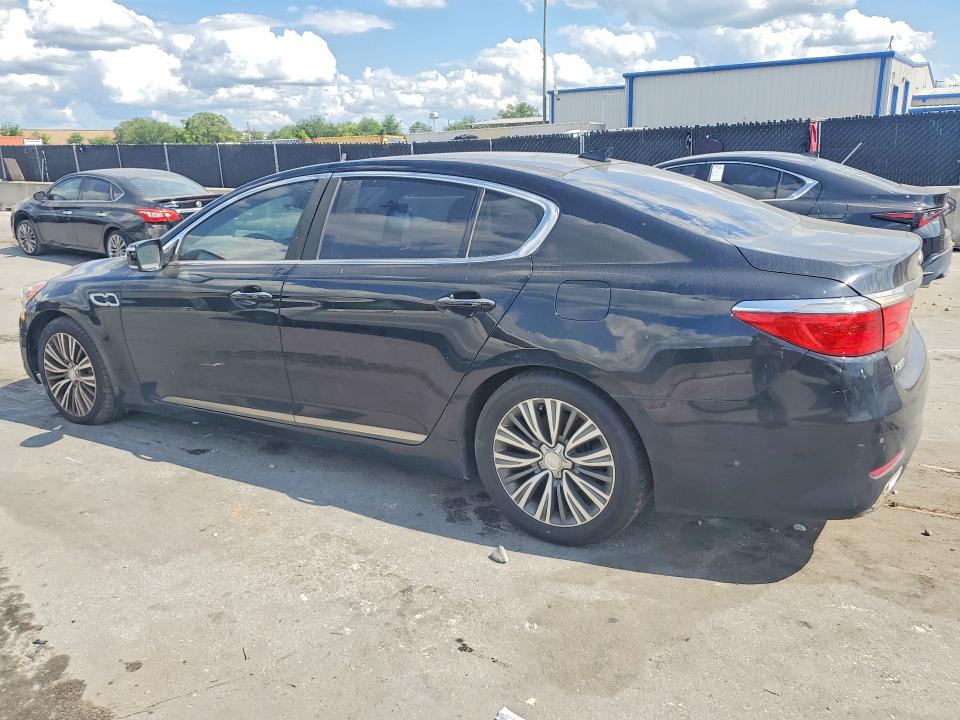 2016 Kia K900 VIN KNALT4D39G6031302 COPART salvage auction — FRONT END, In - Certificate Of Title, sold $2,250 on 2026-07-30 (photo 2)
