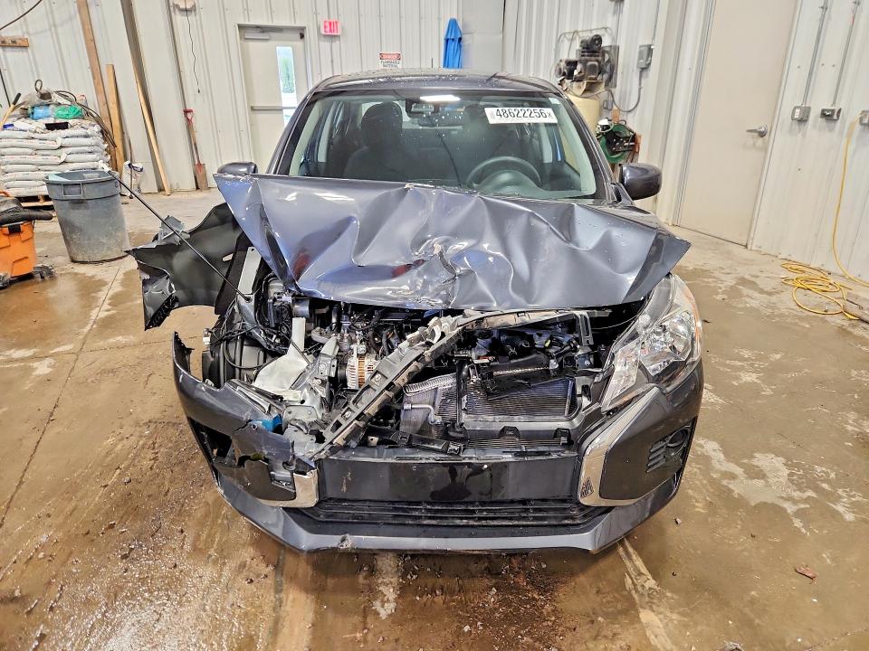 2024 Mitsubishi Mirage VIN ML32FUFJ4RHF19717 COPART salvage auction — FRONT END, Wi - Junked Vehicle Bill Of Sale, sold $450 on 2026-07-03 (photo 5)