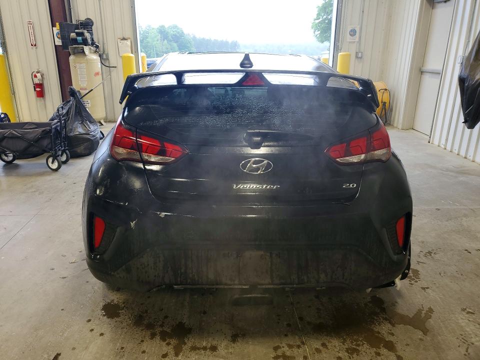 2019 Hyundai Veloster VIN KMHTG6AF5KU007418 COPART salvage auction — FRONT END, Nc - Salvage Certificate Of Title, sold $1,050 on 2026-07-02 (photo 6)